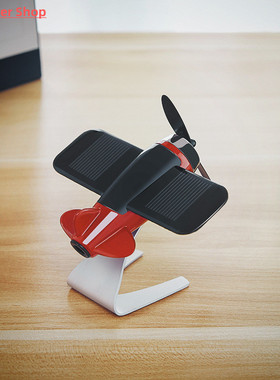 Car interior accessories solar airplane model center console