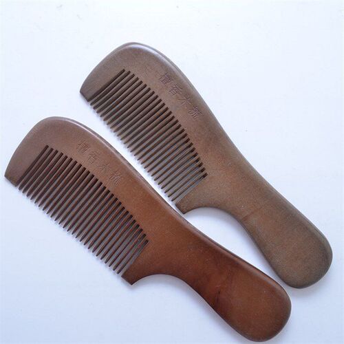 18 Handle Imitation Green Sandalwood Comb Recommended Daily