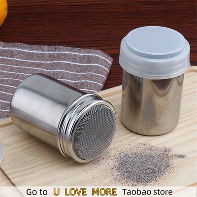 Small And Large Stainless Steel Coffee Chocolate Shaker Coco