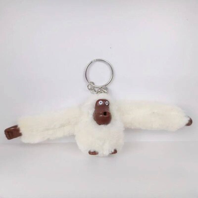 Cute Plush Monkey Keychain Orangutan Pants Womens Bag Car A