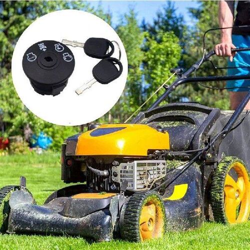 Ignition Switch 4 ition with Key for Riding Lawn Mower
