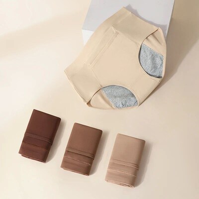 4Pcs/Set Women Menstrual Panties Physiological Panty Leak Pr