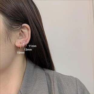 1 Pair Ear Cuff Fake Hoop Earrings Man Wiout Drilling Ear