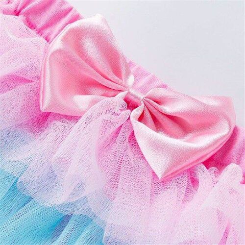 Baby Girls Princess Tutu Skirt Lace Mesh Pettiskirt Birthday