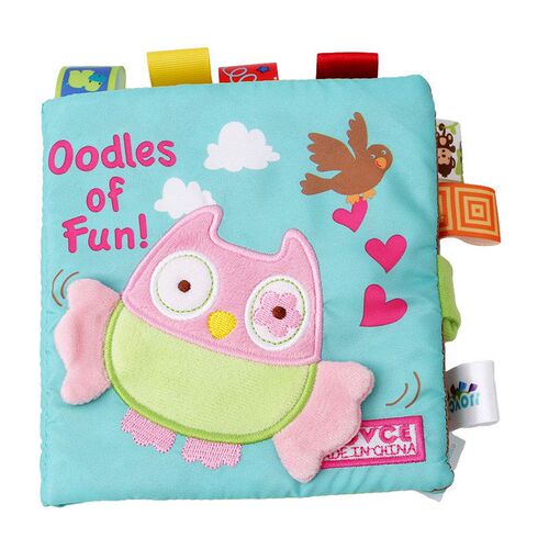 Kids Cloth Books Animal Style Monkey Owl Dog Newborn Baby To