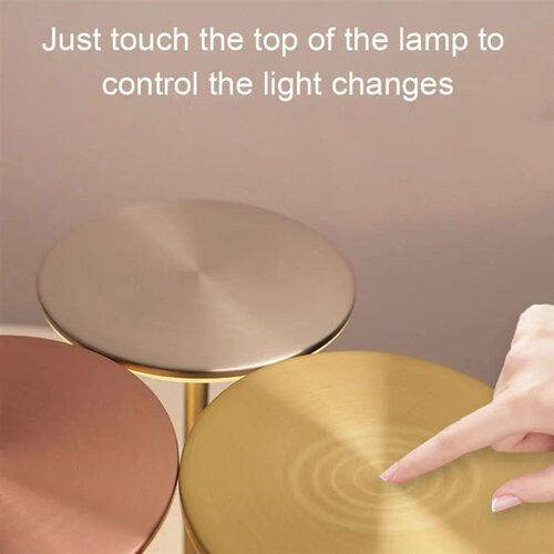 Wireless LED Table Lamp Touch Sensor Desktop Night Light  US