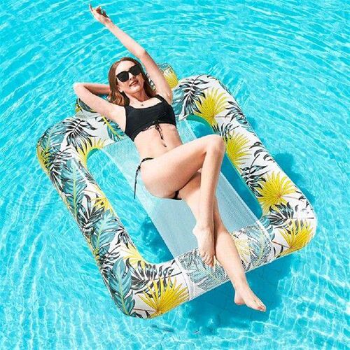 Inflatable Pool Floats Floating Pool Chair Mesh Seat