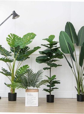 nordic large indoor fake flower pot plant living room