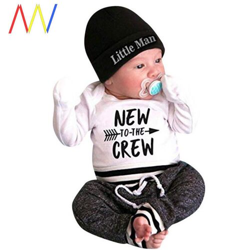 girl baby Newborn clothes shirt pants boy set kids children