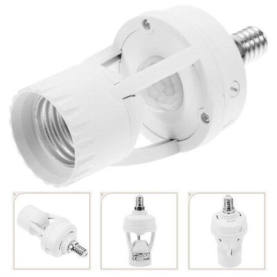 E14 Induction Lamp Holder Bulb Motion Sensor E27 Light