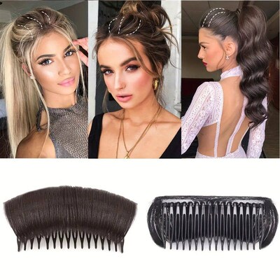 Wig Cushion Stable Hair Roots Volumizing Fiber Insert Comb I