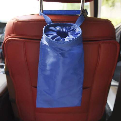 Car Seat Back Trash Holder Hang Litter Bag Garbage Storage R