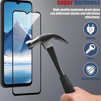 2PCS Samsung galaxy A14 tempted glass protector screen适用三