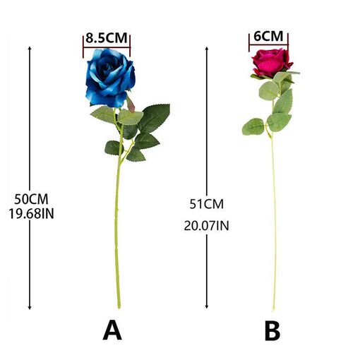 1pc/5pc Beautiful Silk Artificial Rose Flowers Wedding Home