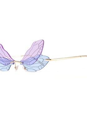 Vintage Wings Sun Glasses Fashion Luxury Men Women Metal Fra