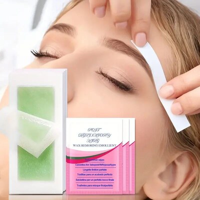10/20/30/50 Pcs Depilatory Wax Strips For Hair Removal Wax