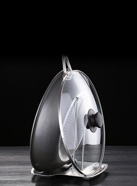 Stainless Steel Pot Lid Rack Detachable Pan ver Shelf Kitche
