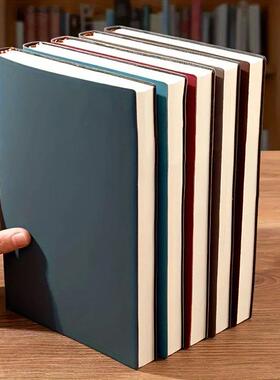 A5 Soft Leather Notebook With 120 Inner Pages, Waterproof Co