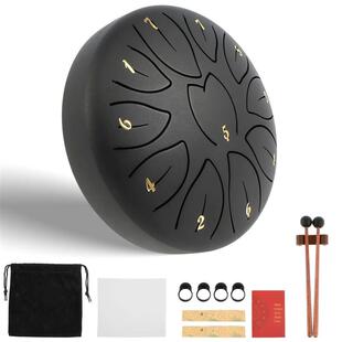 Tongue Drum Rain Drum Musical Metal Drums Set Stable Light-W