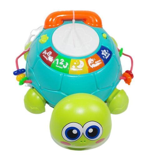 ay Toys 0 6 12 Months Muscal Turtle Toy Lghts Sounds Mus