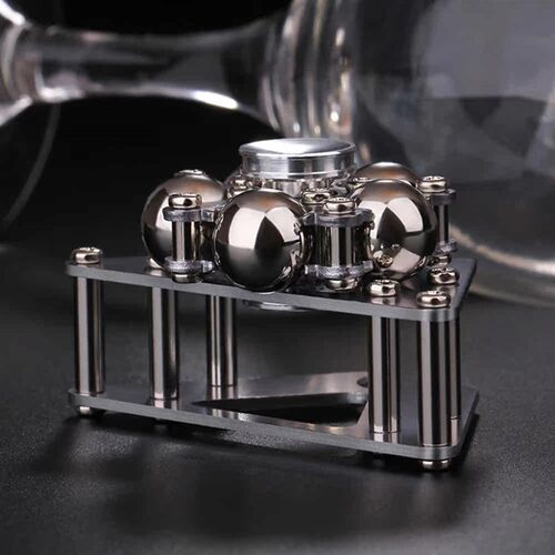New.Double Pendulum Fidget Spinner Foldable Metal Antistress
