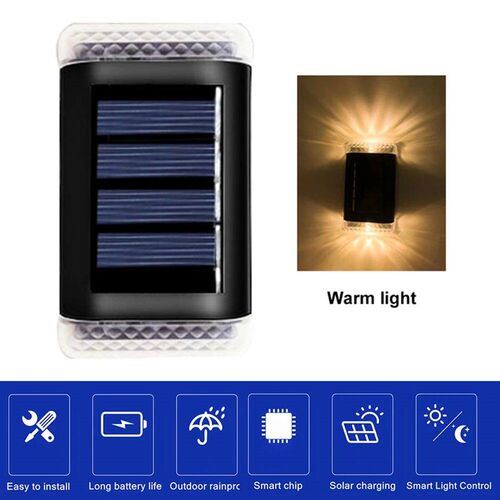 Solar Wall Light Outdoor Waterproof Balcony Wall Lights for