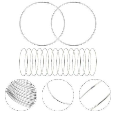30 Pcs Dream Catcher Wall Decor Metal Ring DIY Dreamcatcher