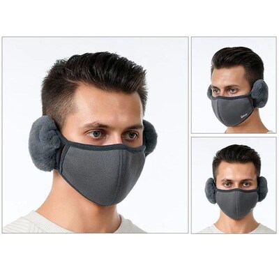 Women Winter Warm Cold-proof Earmuffs Windproof Mouth Cover