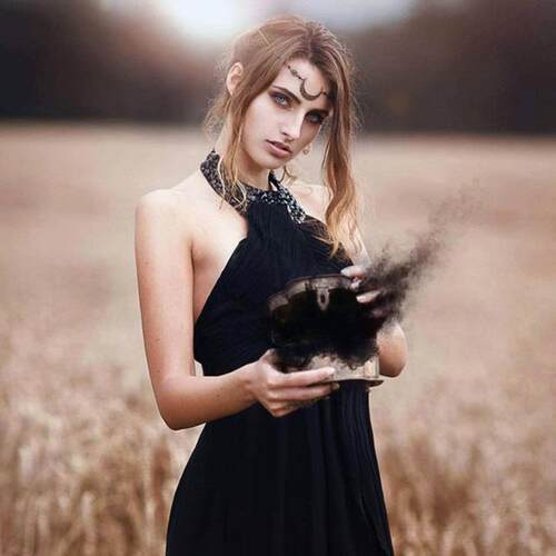Vintage Moon Pattern Accesorios Mujer Head Chain Beads Hair