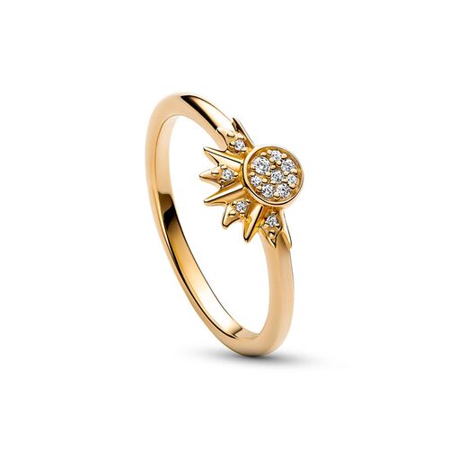 2023 New Summer Women Fashion Sun Moon Star Ring Elegant Tem