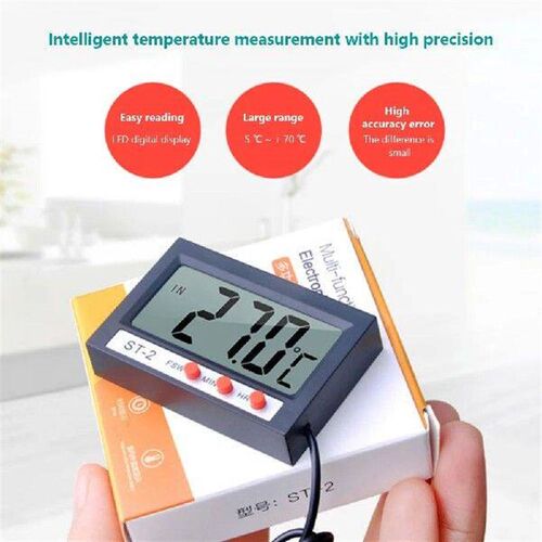 ST-2 Digital Aquarium Thermometer With LED Display Screen