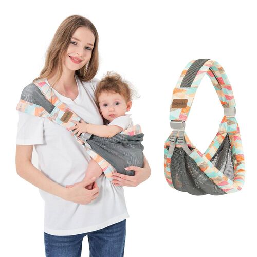 Baby Sling Carrier, Adjustable One Shoulder Lightweight Port