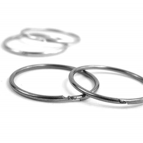 1PC Keyring with 5Pcs Spring Hook EDC Tool Keyring Set Quick