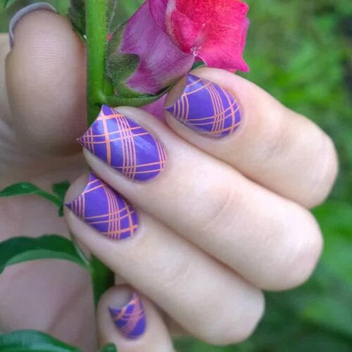 BORN PRETTY 12*6cm Rectangle Nail Art Stamping Template  Che