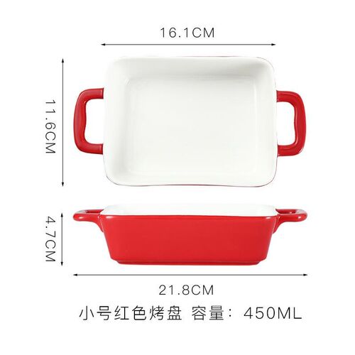 baking tray ceramic cheese casserole oven western food dish