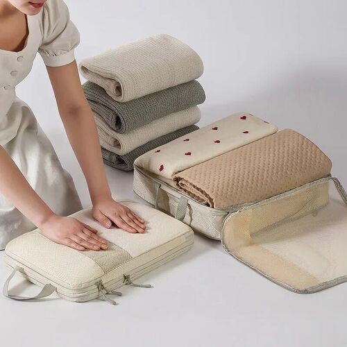 Compression Packing Cubes for Suitcases Travel Accessories E