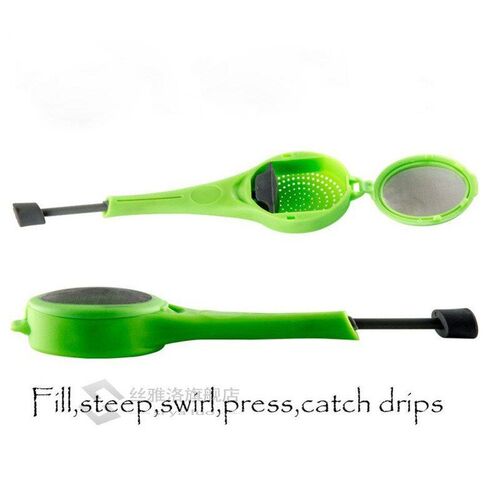 Tea Infuser Built-in Plunger Healthy Intense Flavor Reusable