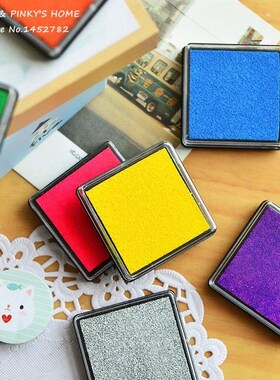 15 Colors Cute Inkpad Craft Oil Based DIY Ink Pads for Rubbe