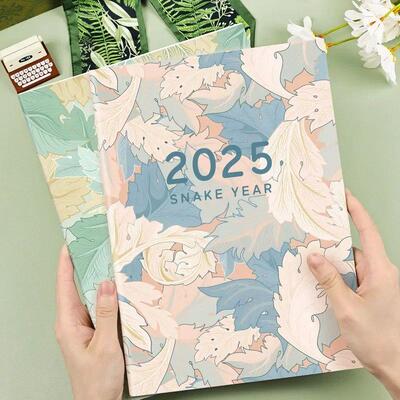 2025 Calendar Planners Kawaii Annual Notebook Agenda Schedul