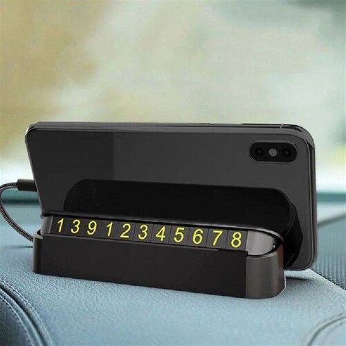 Temporary Parking Number Plate Anti-disturbance One-touch