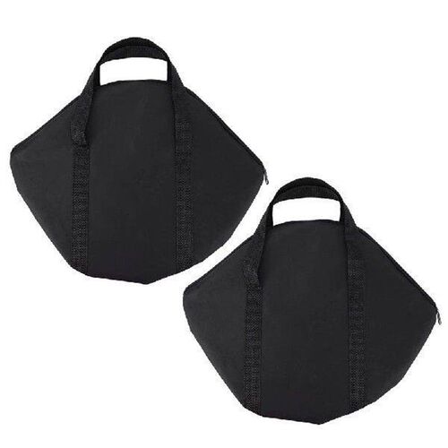 2Pcs Camping Cookware Organizer with Handle Barbecue Plate