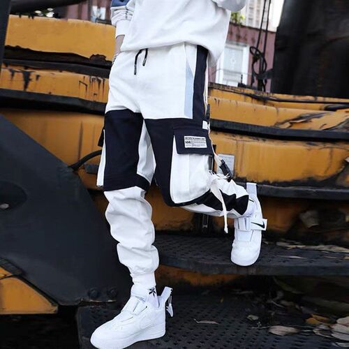 Men Joggers Cargo Techwear Pants Baggy Pant Tactical Mens Tr