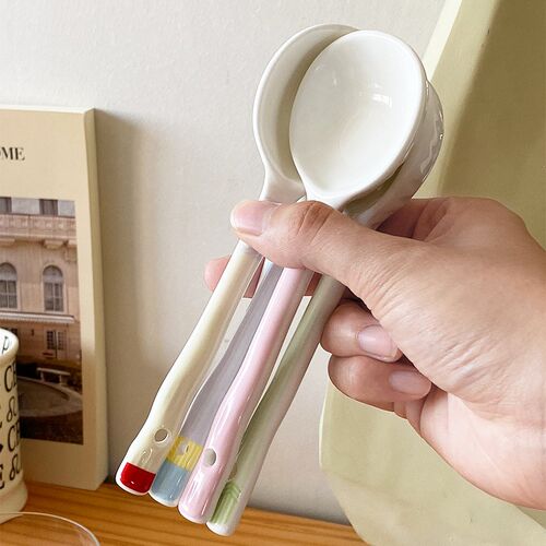 Macaron Ceramic Spoon Chopsticks Gift Box