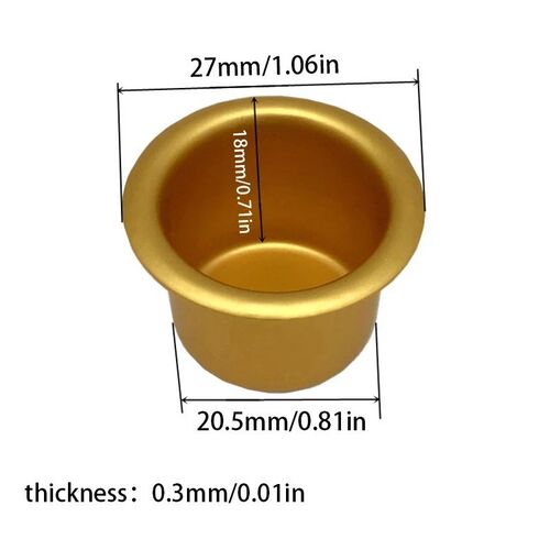 10pcs Aluminum Metal Candle Holders Pillar Plate For Wedding