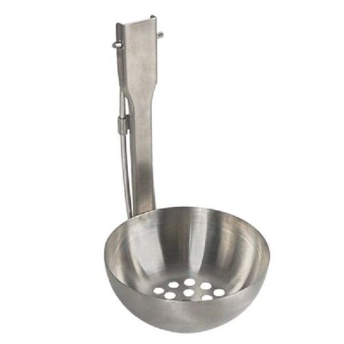 11UE (304) Stainless Steel Soup Ladle/Colander Foldable