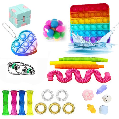 Fidget Toys Anti Stress Set Strings It Relief Pack Gift for