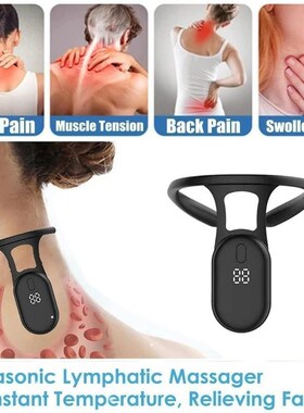 。Ultrasonic Neck Instrument Portable Lymphatic Soothing Bod