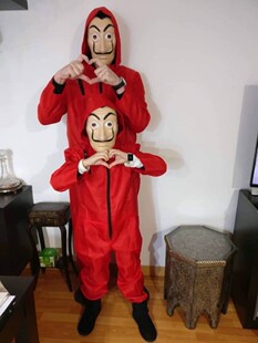 Dali Costume House Paper Money Heist Halloween Cosplay