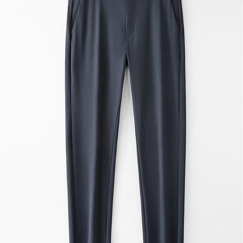 Light Business Ice Silk Casual Pants Mens Summer Thin Mens