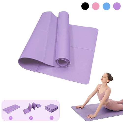 Foldable Yoga Mat Eco Friendly EVA Folding Travel Fitness Ex